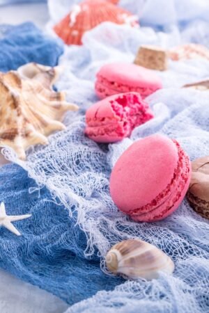 Assorted almond cookies macaroon